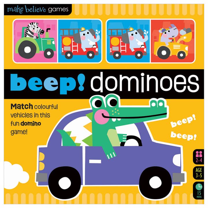 Beep! Dominoes for wholesale by Make Believe Ideas