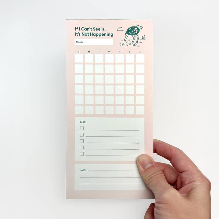 Se non posso vederlo, non sta accadendo – Pianificatore mensile per la vendita all'ingrosso da parte di Sungy Side Up