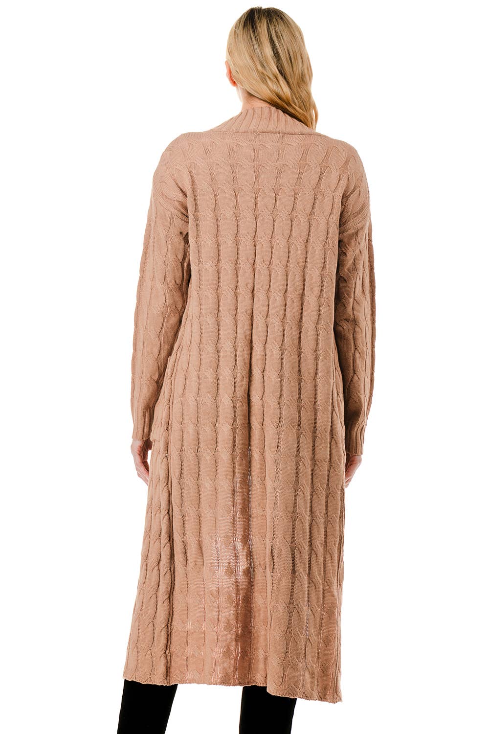 Color 5 – wholesale Cardigan – Women’s – Super long coat style sweater cardigan with side pockets16