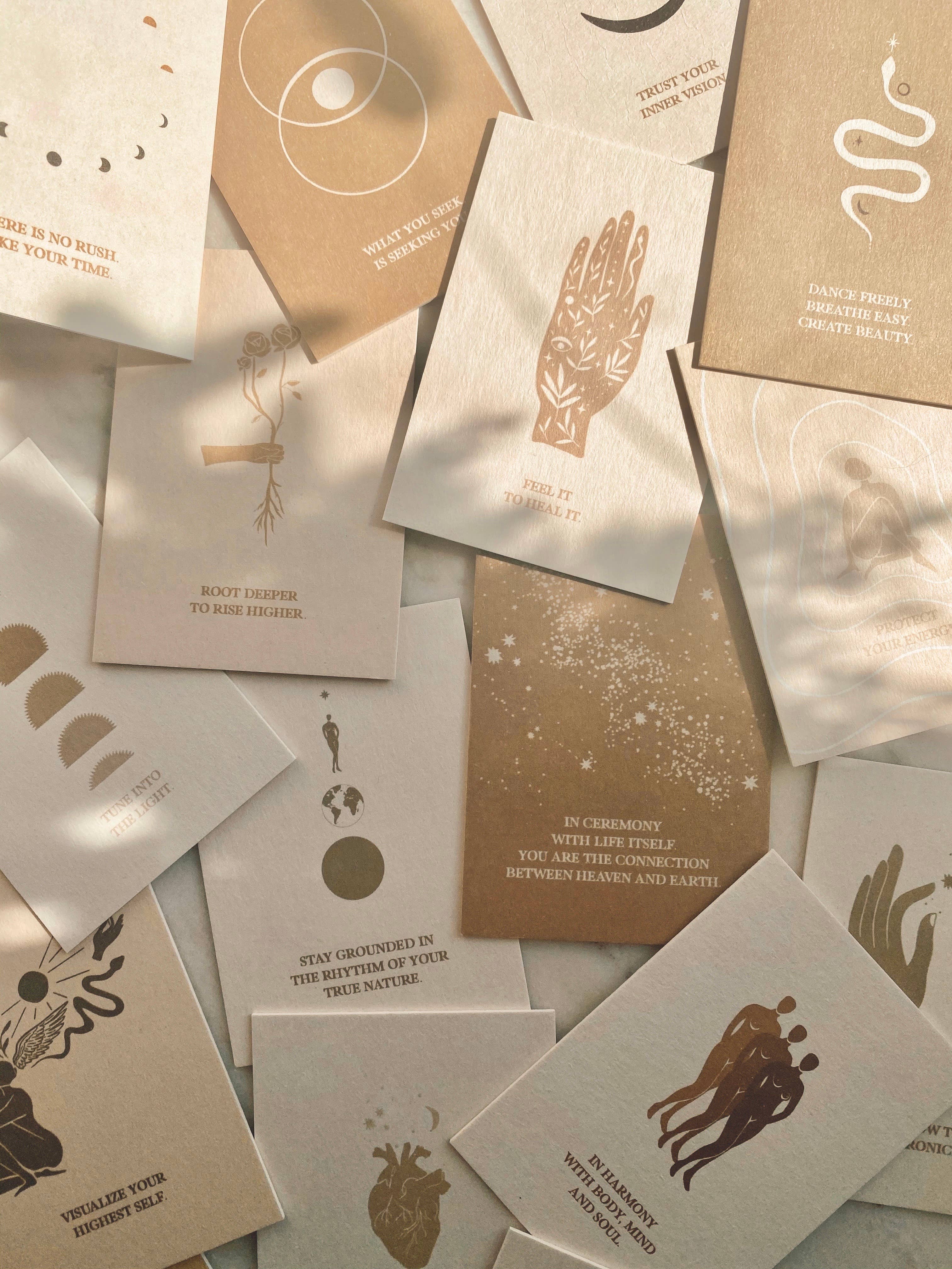 Anna Cosma - Wholesale Tarotkaarten - Vertrouw op je innerlijke visie - set van 17 affirmatiekaarten5