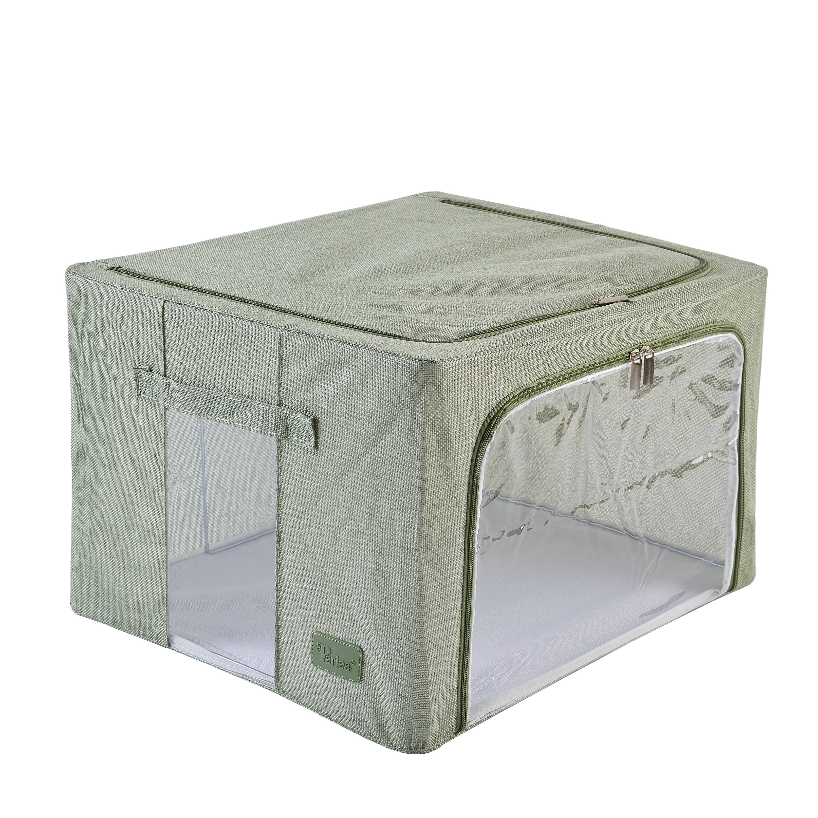 Periea - Vente Bacs de rangement - Periea Beau – Bac de rangement pliable avec structure métallique35