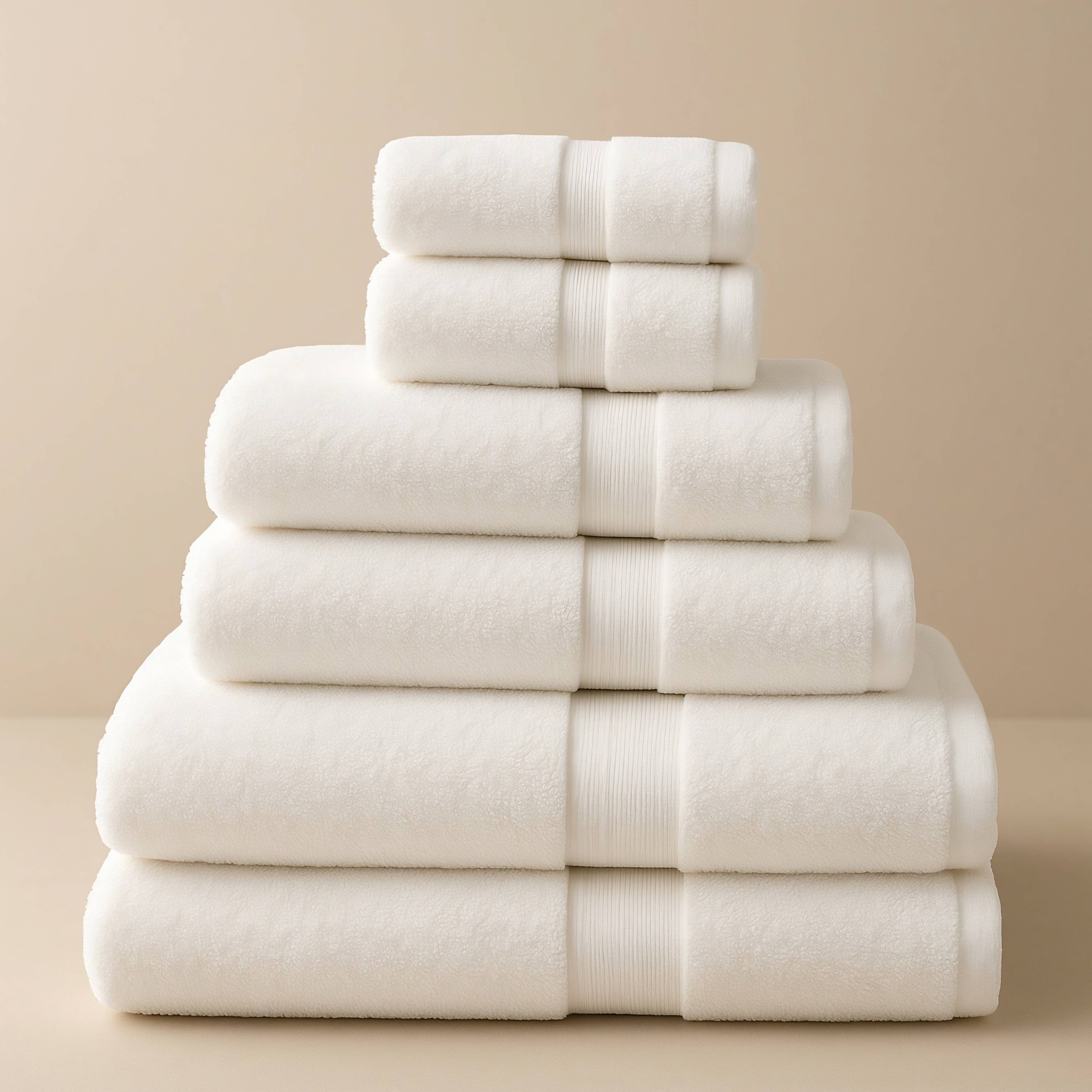 Vaurna - Vente Ensembles de serviettes - Serviettes de bain Signature Zero-Twist 100 % coton, 700 GSM6