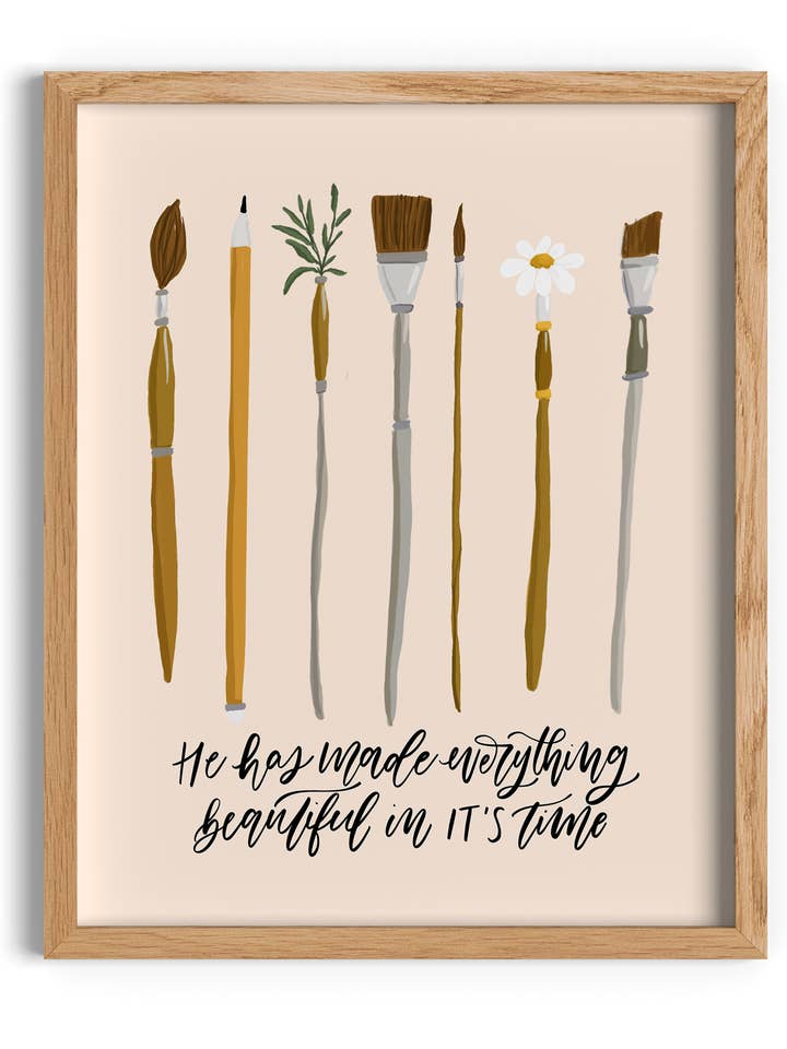 Ecclesiastes 3:11 for wholesale by Isabela Schielke Studio