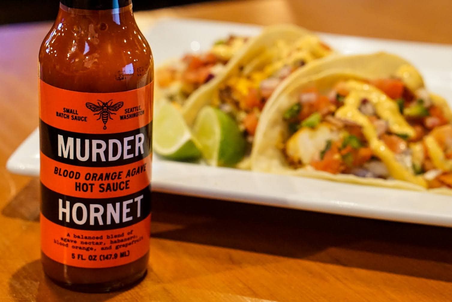 Murder Hornet Hot Sauce - Wholesale Pikante saus - Blood Orange Agave hete saus2