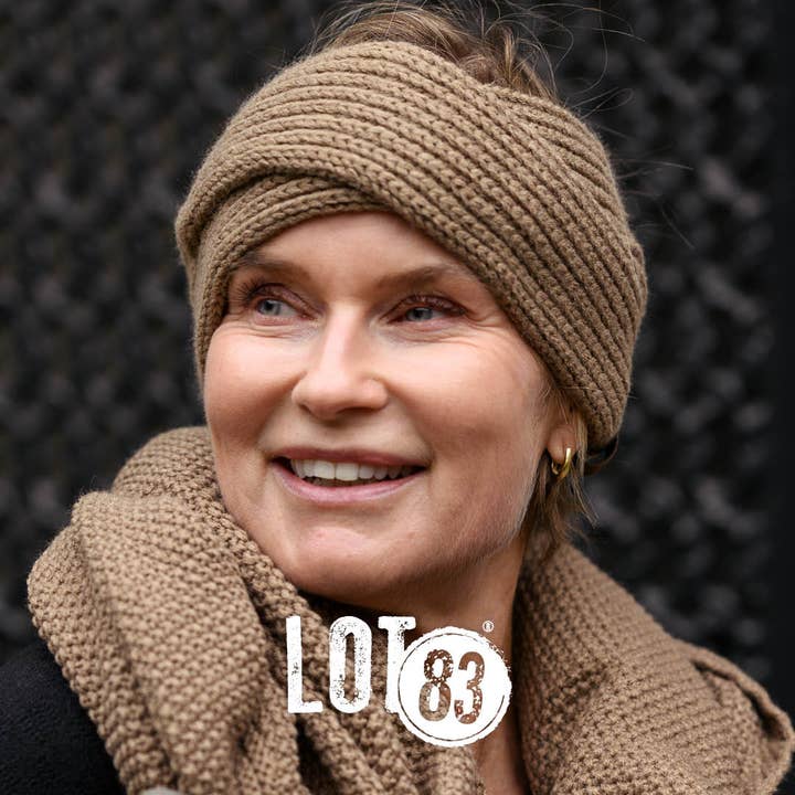 Headband Maud Taupe for wholesale by LOT83