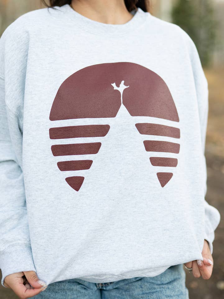Find Home Logo Sweatshirt-Gray for wholesale by Indy Brand