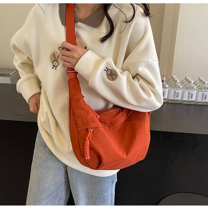Suhkasana - Wholesale Crossbody Bag - Women's - Crossbody Dumpling Bag Moon Shoulder Sling Casual8