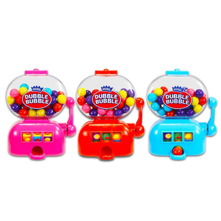 Long Island Candy Factory - Wholesale Chewing Gum - Dubble Bubble Big Jackpot Gumball Slot Machine 1.41 oz 12 ct
