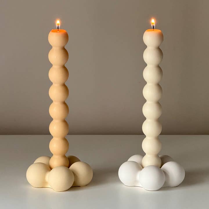 Castiçal de Flor: Decoração de Mesa em Jesmonite por atacado de Estelle Studio