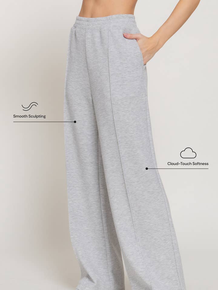 .1219 Bløde Scuba Brede Bukser m/ Lommer SI-29245 for engroshandel hos 42POPS