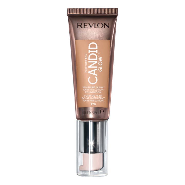 Revlon PhotoReady Candid Glow Moisture Glow Anti-Pollution Foundation, 270 Medium Beige, 0.75 fl oz for wholesale by Super Stock Wholesale