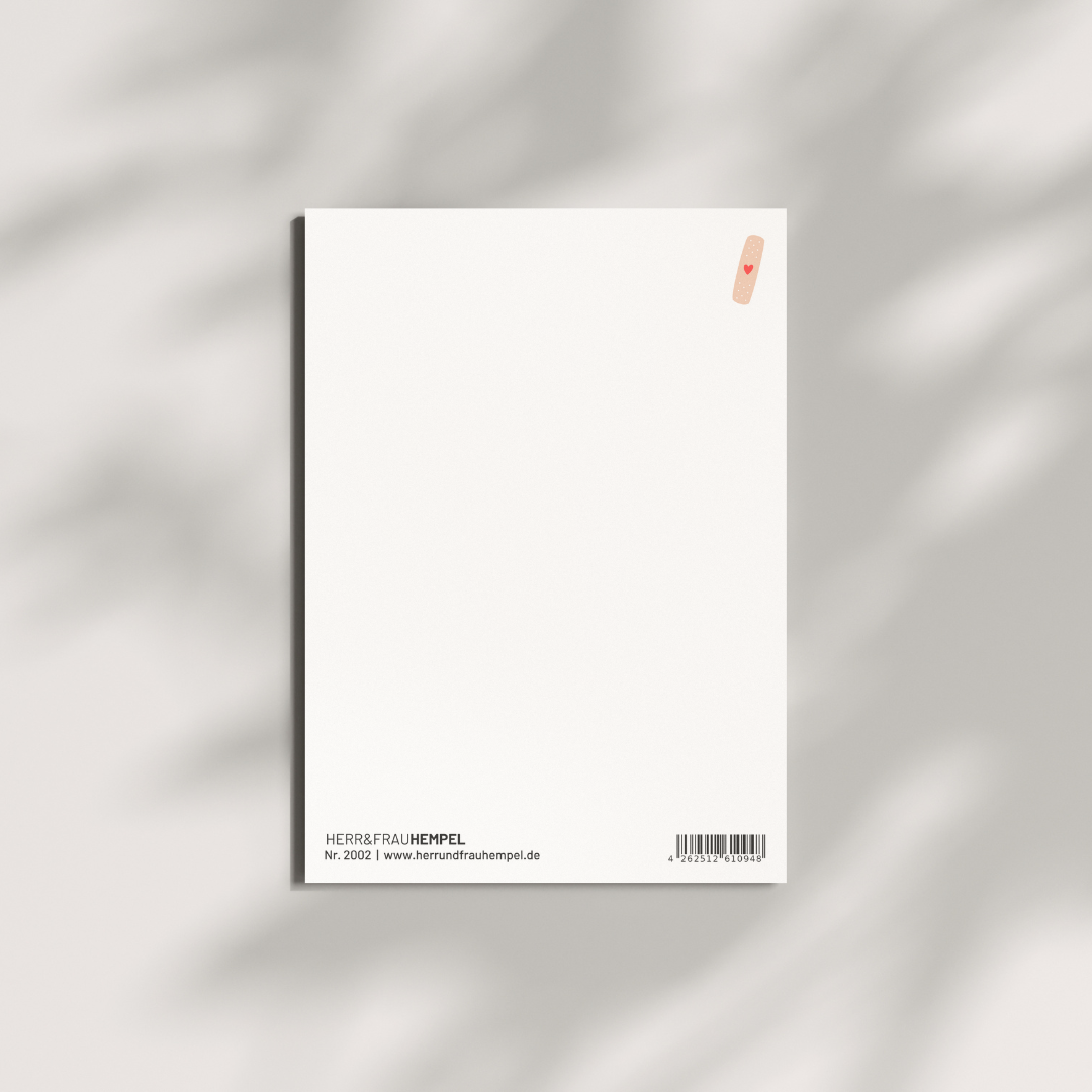 HERR&FRAUHEMPEL - Wholesale Postcard - Postcard - GET WELL SOON1