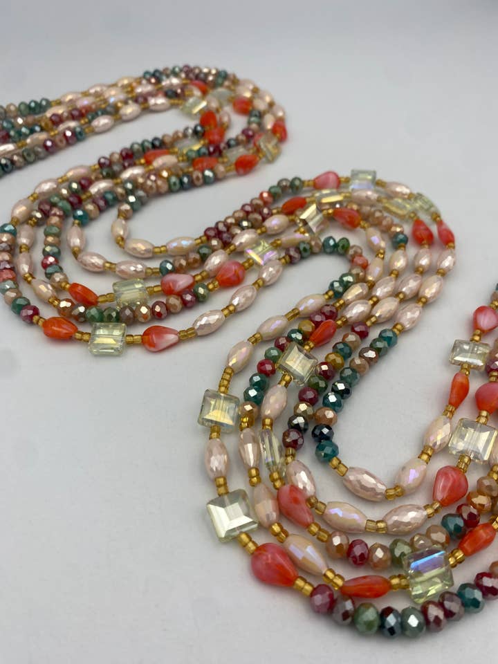 Eliana - Cintas de Cristal de Luxo para a Cintura - Amarrar por atacado de MaddieMayShop