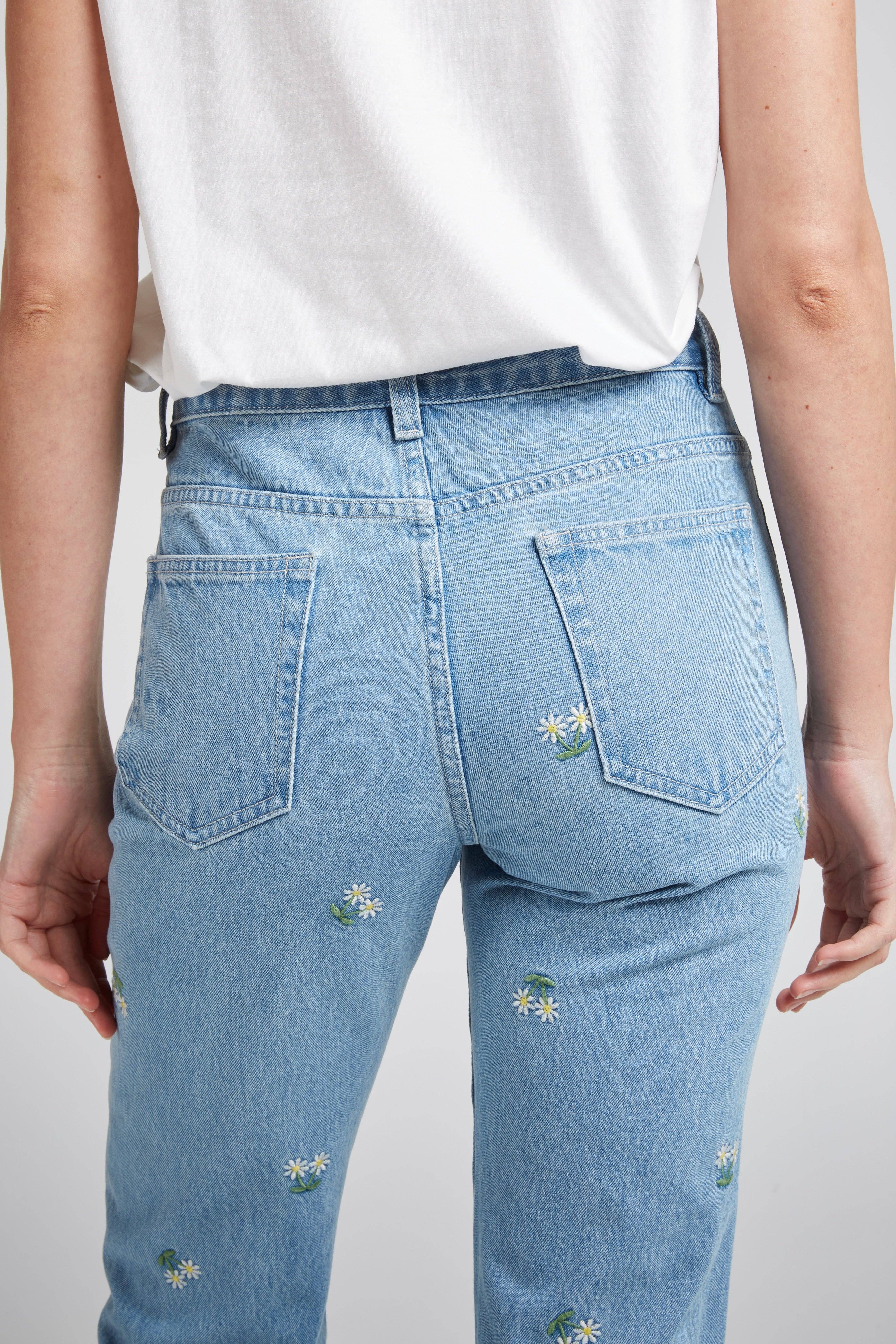 BRUISE RINGO - Embroidered jeans for wholesale on Faire