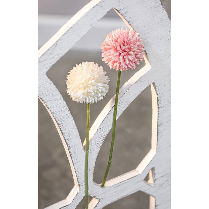 Col House Designs - Wholesale Artificial Flowers - Pompom Stem, White3