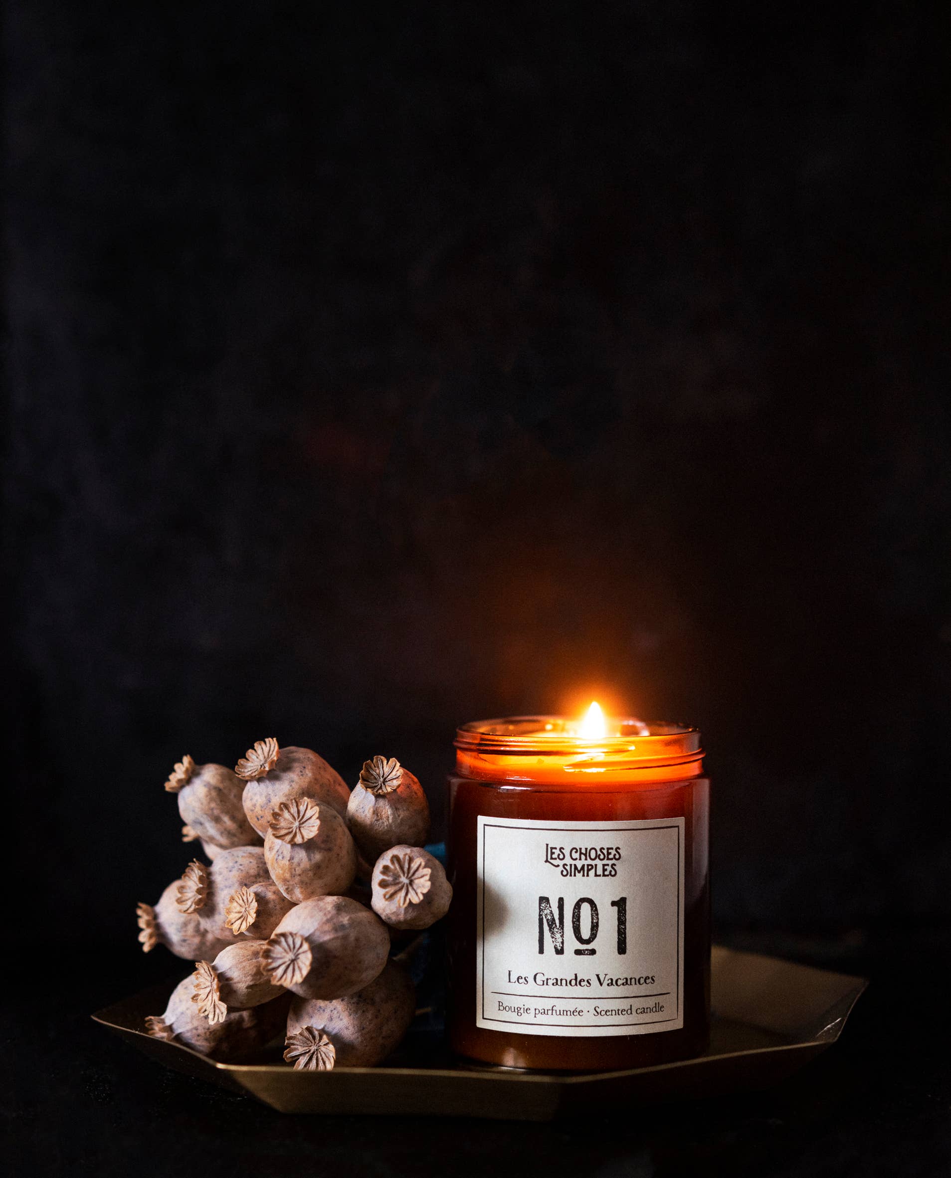 Les Choses Simples - Wholesale Jar/Filled Candle - Medium Scented Soy-Wax Candle -Nr1 (Amber)2