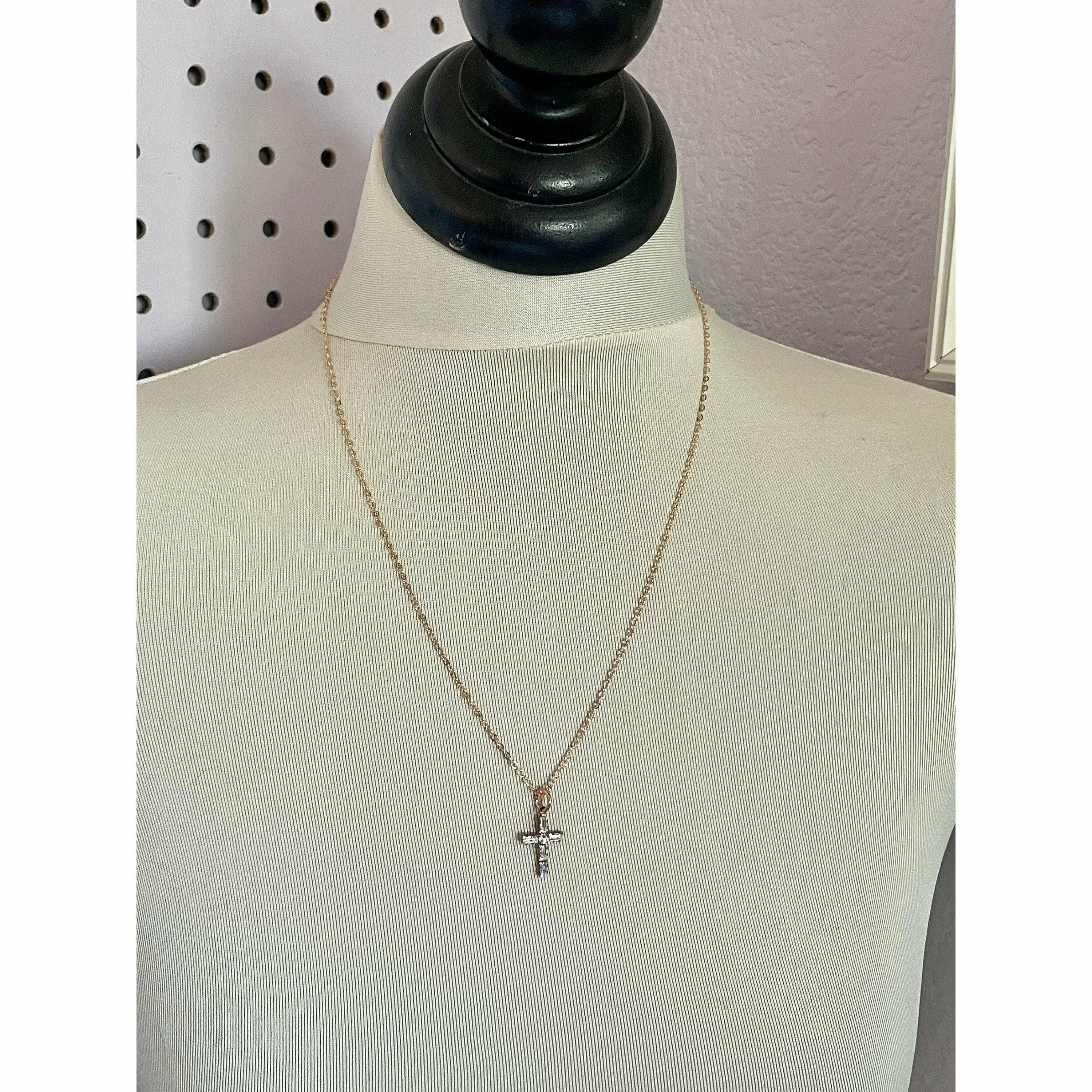 Love Your Bling® - Wholesale Pendant/Charm Necklace - Crystal cross necklace5
