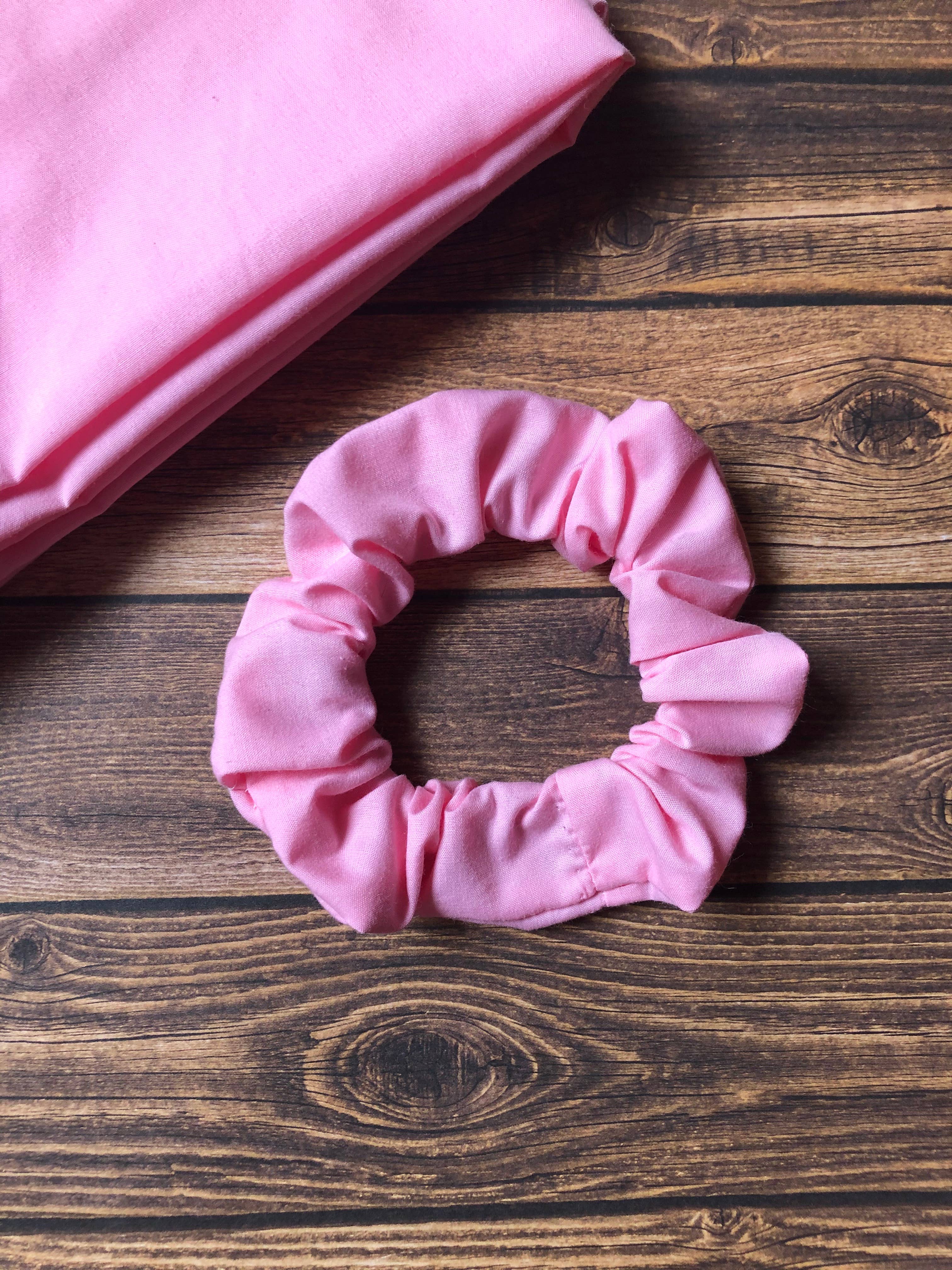 South Coast Sewn – wholesale Scrunchie - Women’s – Pink Hair Scrunchie - Light Pink Shade2