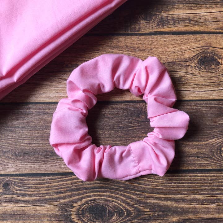 South Coast Sewn – wholesale Scrunchie - Women’s – Pink Hair Scrunchie - Light Pink Shade2