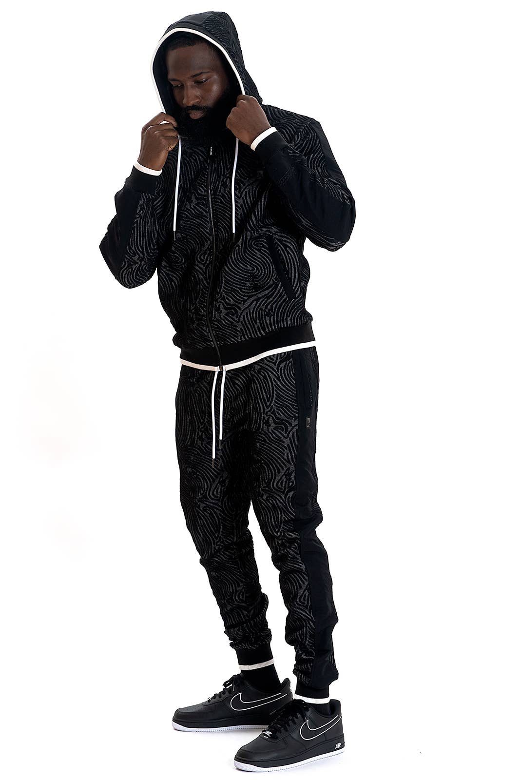 M4610 Tuscany Knit Set - Black for wholesale on Faire1