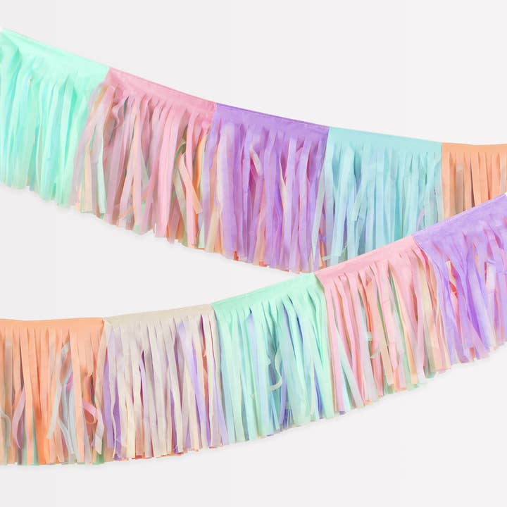 Pastel Fringe Garland and other Purchase Wholesale tissue papier. Free Returns & Net 60 Terms on Faire trending on Faire.