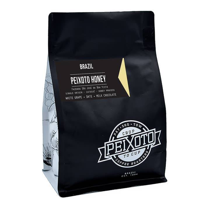 Peixoto Honey - 12 oz Retail Bag for wholesale by Peixoto Coffee
