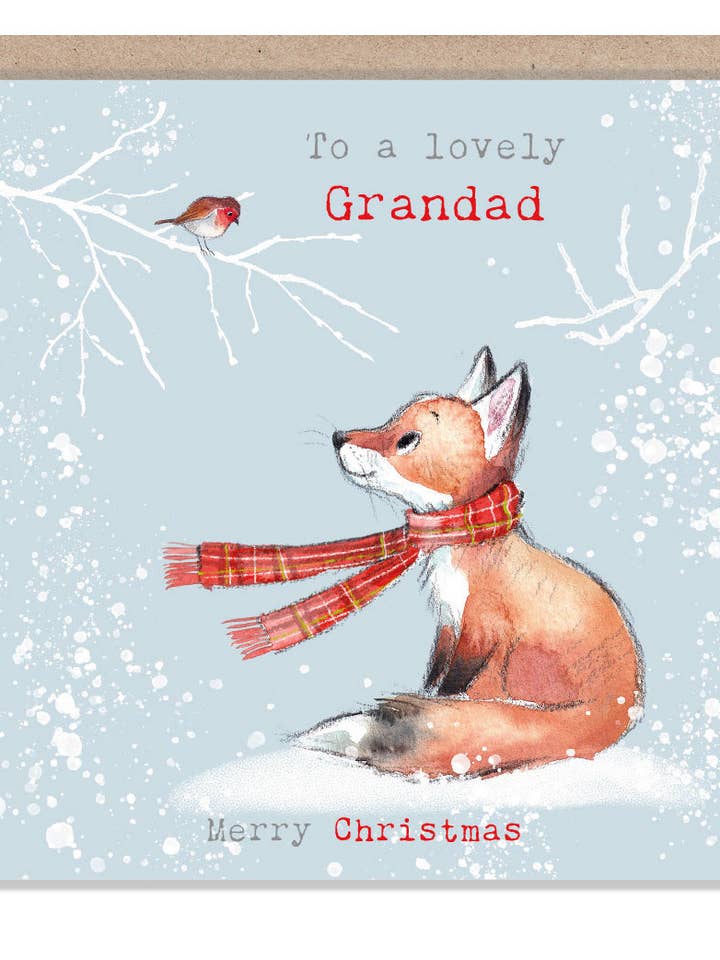 Christmas Card- Grandad - BWX028 for wholesale by Paper Shed Design Ltd