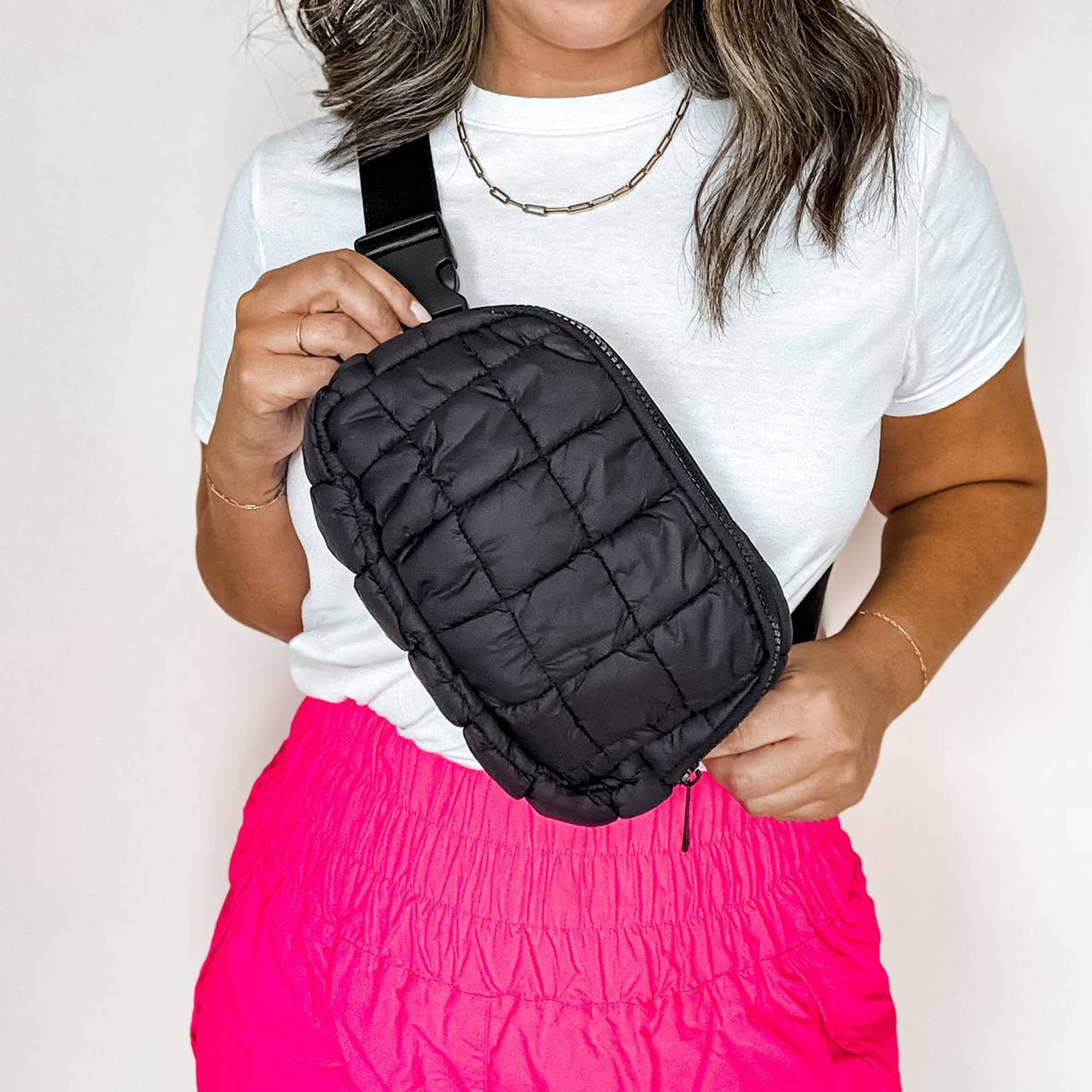 Mugsby - Wholesale Belt Bag - Women's - Puff Fanny Pack, Puff Waist Bag, Puff Crossbody, Belt Bag20