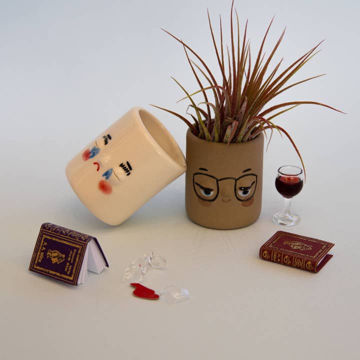 Friend Assembly – Engroshandel Plantekrukke – Fire-Eyes Mini Planter - marokkansk sand ler4