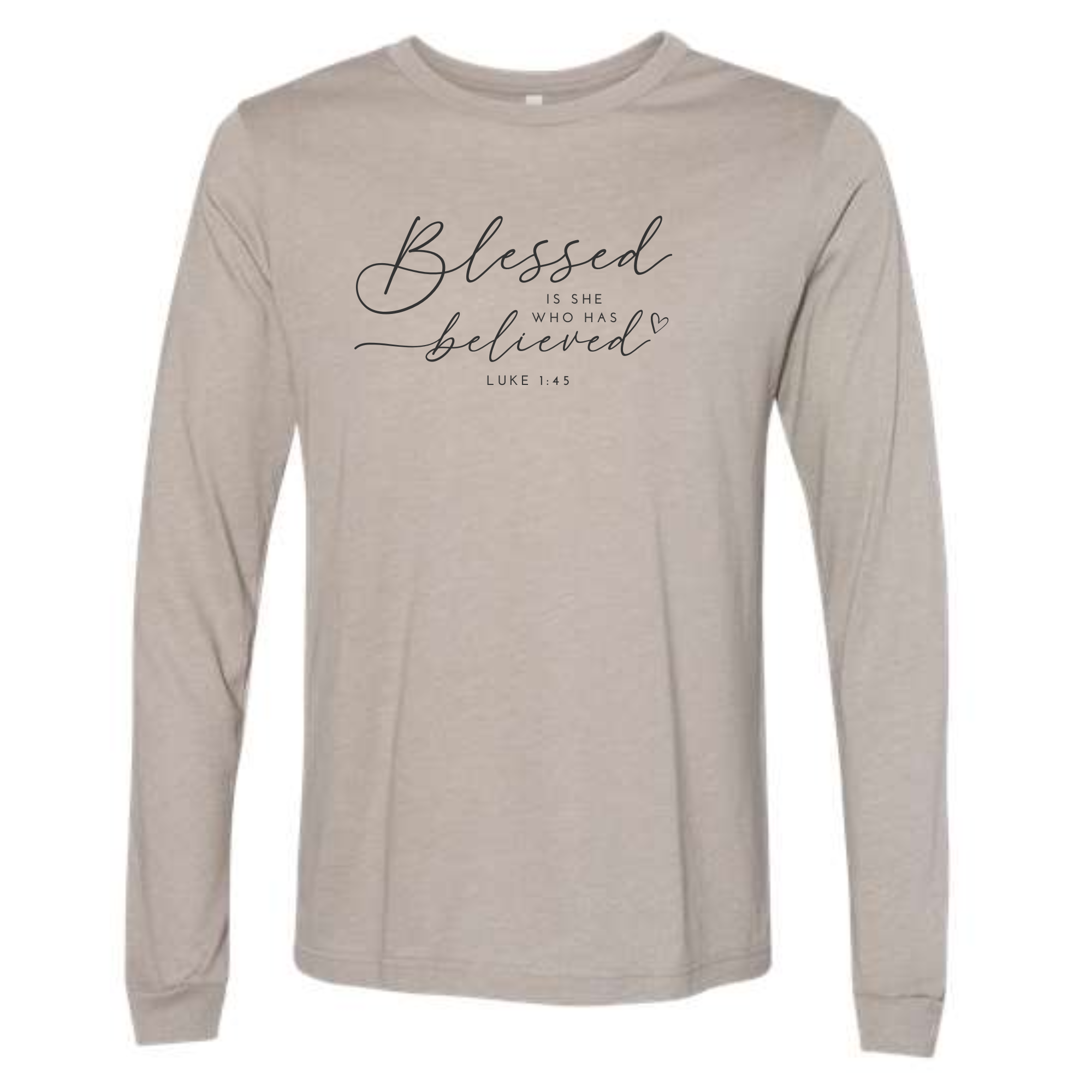 Faith & Life Christian Brands – Großhandel T-Shirt mit Siebdruck – Damen – Blessed Fall Graphic Langarmshirt mit benutzerdefiniertem Vers oder Text10
