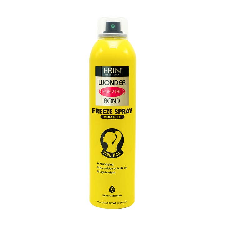 EBIN NEW YORK - Wholesale Hair Spray - Wonder Ponytail Bond Freeze Spray - Mega Hold 8oz/ 245ml
