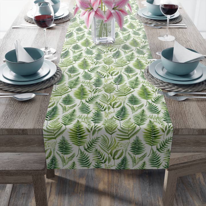 Tovaglietta Green Forest Leaves per la vendita all'ingrosso da parte di Agave Design
