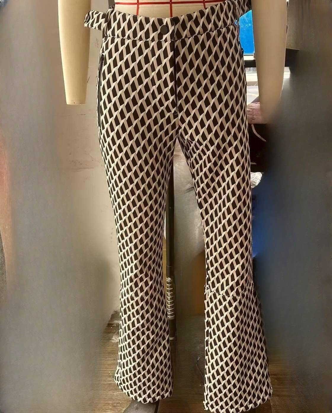 Rosa Clothing - Wholesale Coat - Women's - Printed belt hooded ski padded quilted jacket coat11