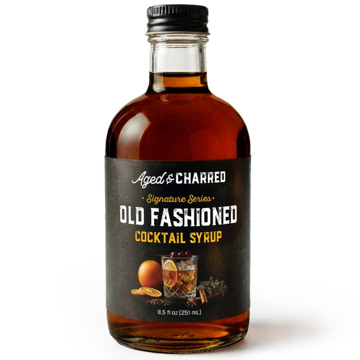 Aged & Charred - Wholesale Cocktail Mix/Syrup - Signature Old Fashioned Cocktail Syrup1