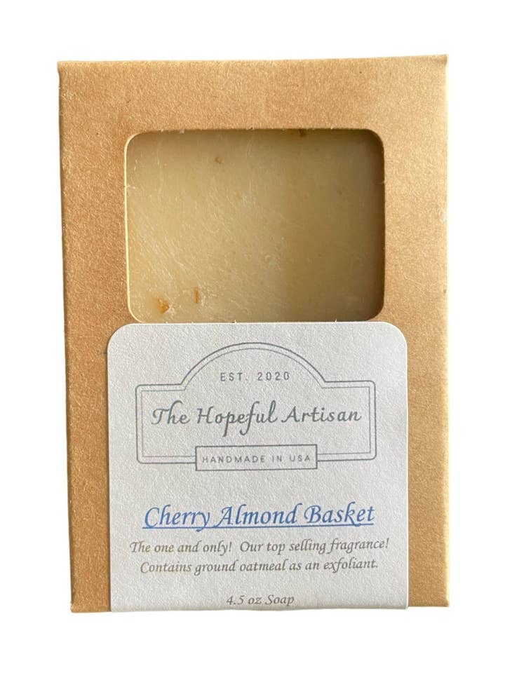 Cherry Almond Basket for wholesale by The Hopeful Artisan