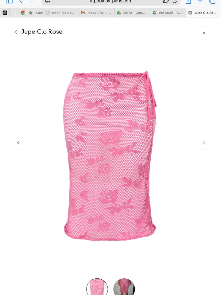 Jupe/Robe Clo - Fushia
pour la vente par Poolday