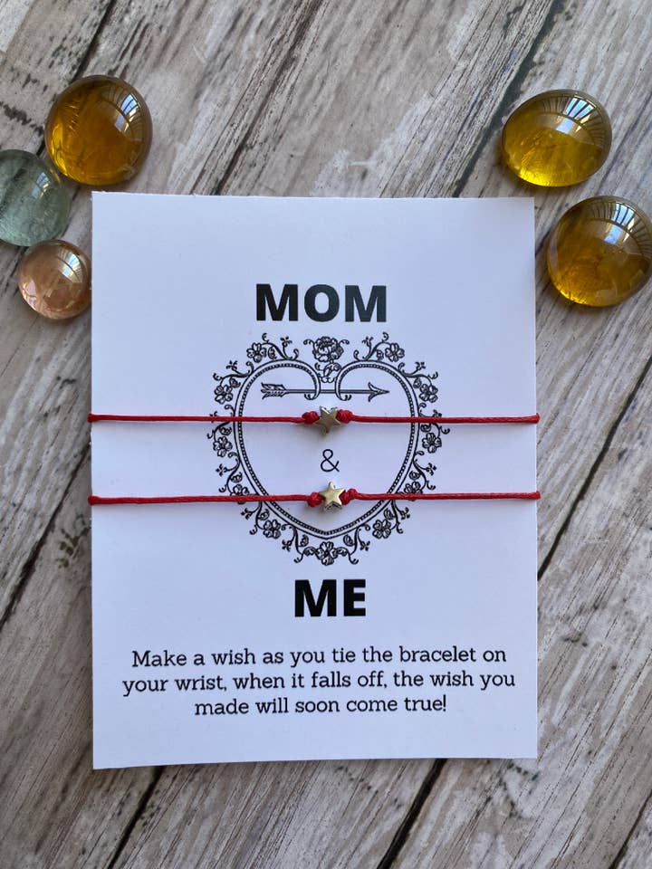 Mom and me, Friendship wish bracelet for wholesale by Lillydesigncrafts
