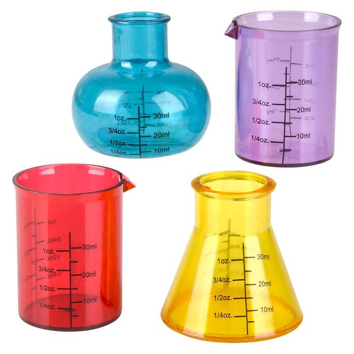 La Luna Bella - Toys - Wholesale Classic Toy - Kids - Chemistry Beaker Shot Set 4pc LLB kids toys1