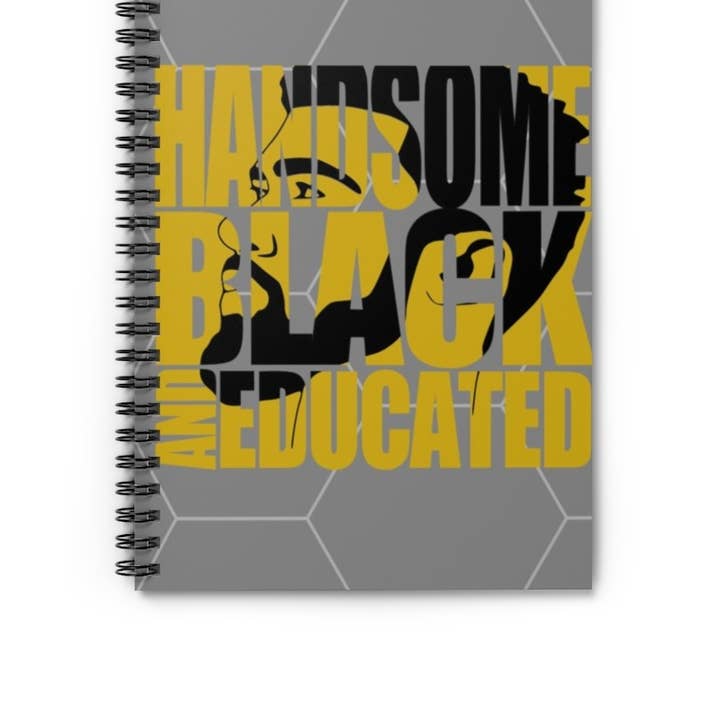 Jornal do caderno espiral do rei do homem educado negro bonito por atacado de Ase & Company