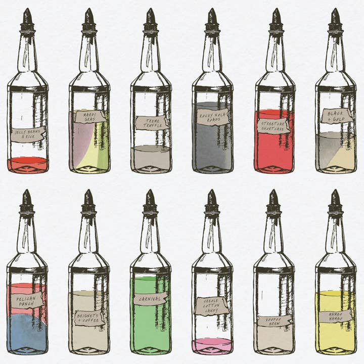 Statement Goods - Wholesale Art Print - Sno-ball 18 N'awlins Flavors3