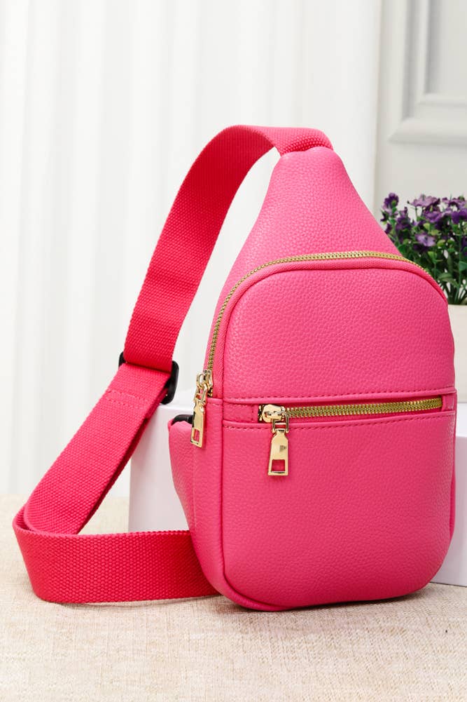 Hana – Engroshandel Crossbodytaske - Dame – Solid PU slynge taske21