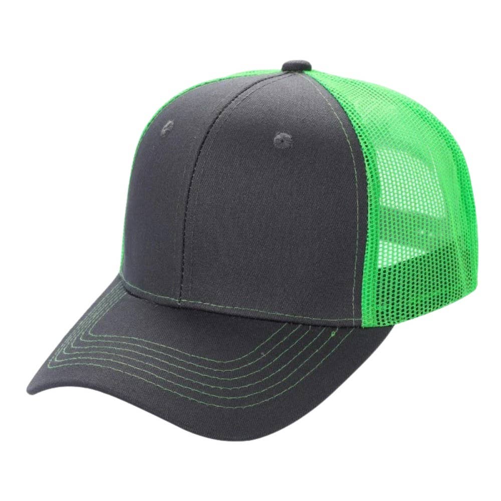 DOBBI – Großhandel Trucker-Cap – Unisex – Curve Trucker Mesh-Mütze mit 6 Paneelen17