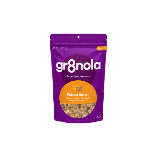gr8nola - Wholesale Granola - gr8nola Peanut Butter, 1.75oz Bag0