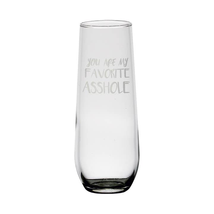 Mixing Spirits - Vente Verres à vin - Verre à vin You Are My Favorite Asshole1