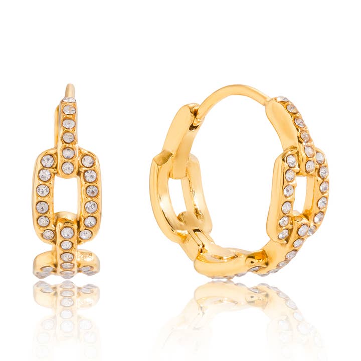 Brickell Diamantörhängen i Hoop-modell för wholesale av Kriya Veda