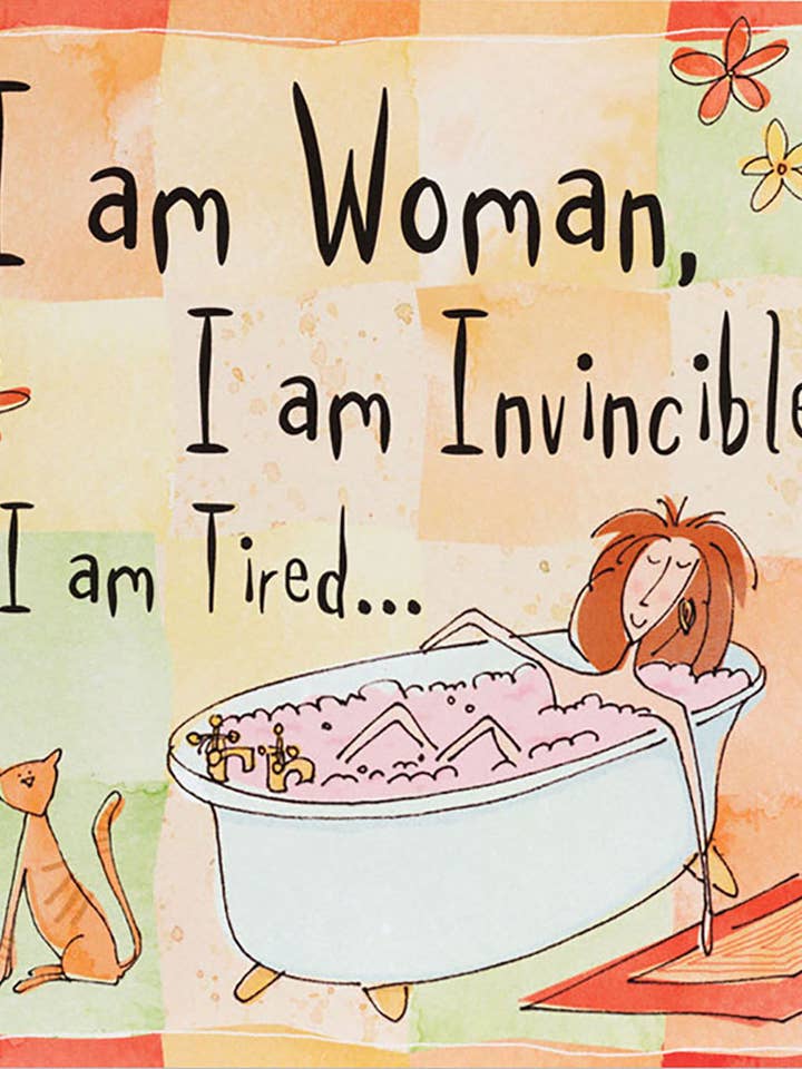 I Am Woman, I Am Invincible, I Am Tired . . . for wholesale by Peter Pauper Press