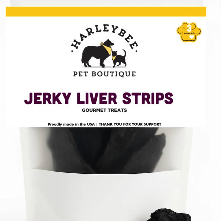 Jerky Liver Strips for wholesale by Harleybee Pet Boutique