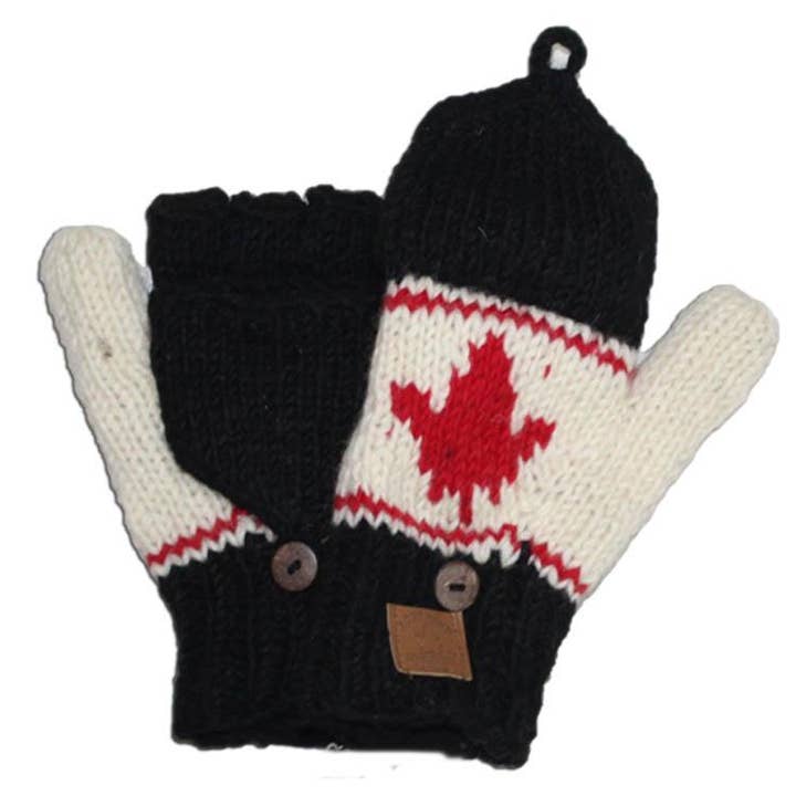 Northern Lifestyles Canada - Venta al por mayor Guantes - Unisex - Guantes de cazador 100% lana para hombre y mujer. 100% lana con forro polar. Hecho a mano.