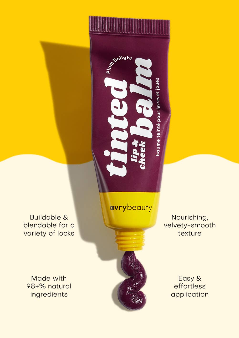 AvryBeauty - Vente Encres à lèvres - Baume Teinté Lèvres & Joues - Délice de Prune11