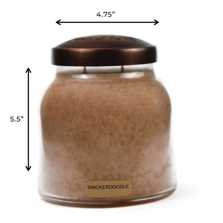 A Cheerful Giver - Wholesale Jar/Filled Candle - KOTL Papa Candle (34oz.) – Snickerdoodle4